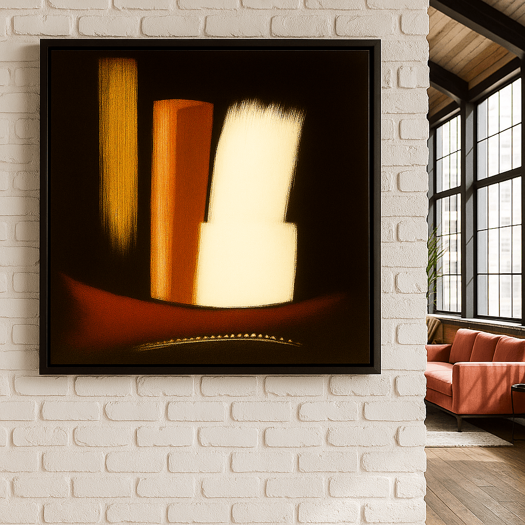 Canvas Print : Modern Abstract Trio – Bold Textured Canvas Wall Art Print - Chiara Rossetti