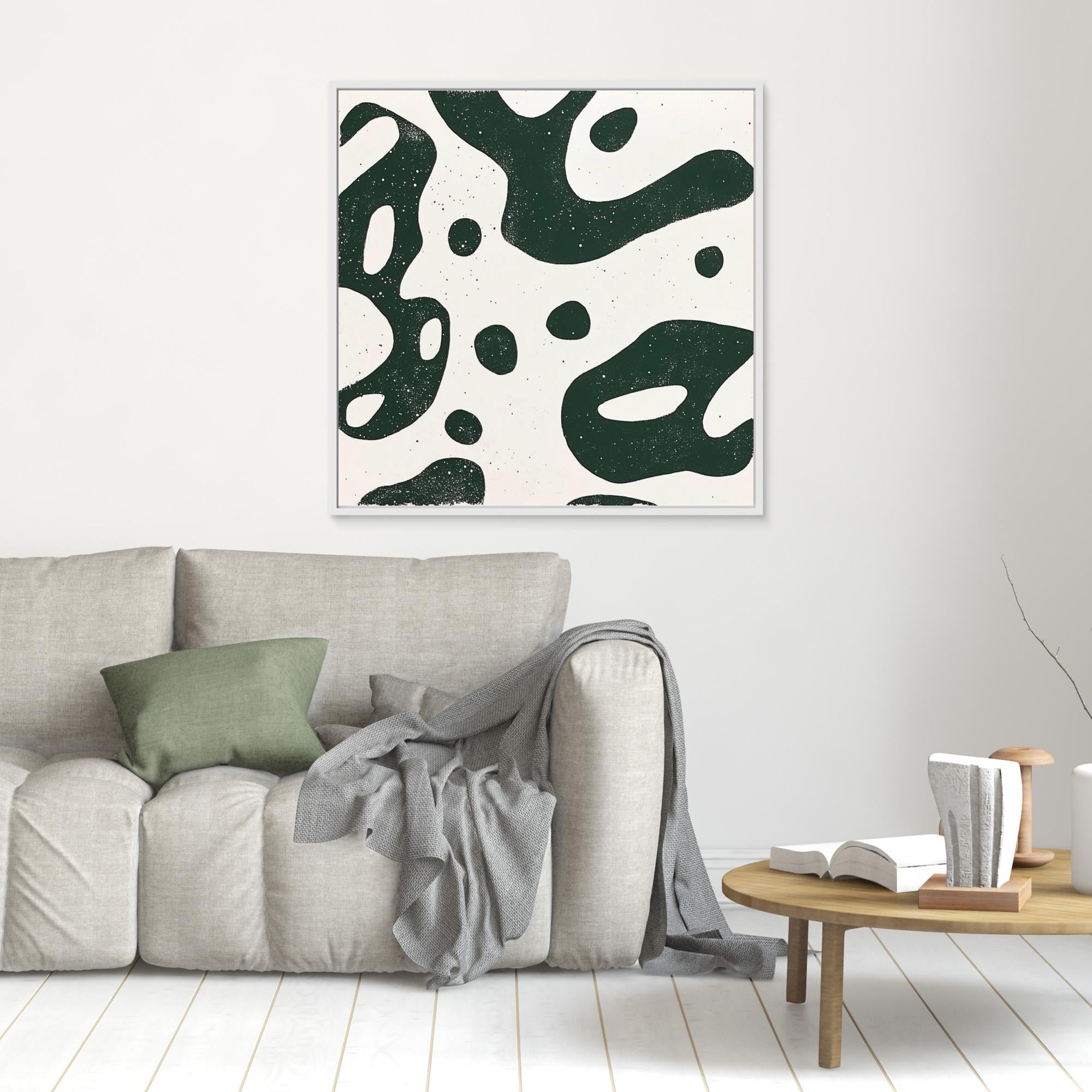 Canvas Print: "Organic Flow" – Modern Minimalist Abstract Art modern abstract canvas wall art by Rossetti Art – luxury interior design artwork for living room, bedroom, office – Contemporary Abstract Design Contemporary Art for Sale contemporary art piece