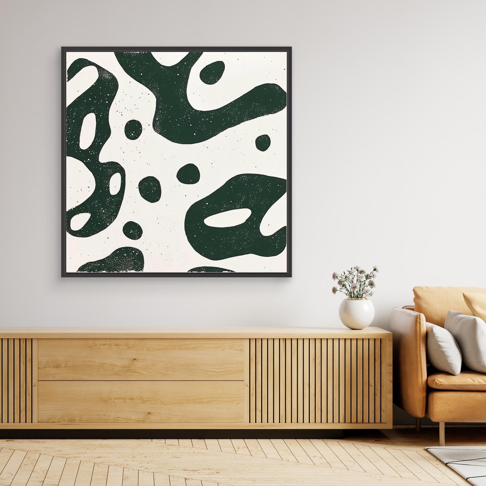Canvas Print: "Organic Flow" – Modern Minimalist Abstract Art modern abstract canvas wall art by Rossetti Art – luxury interior design artwork for living room, bedroom, office – Contemporary Abstract Design Contemporary Art for Sale contemporary art piece