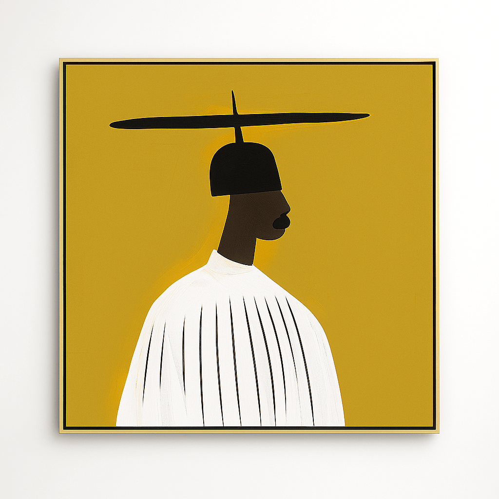 Canvas Print: Silent Balance – Minimalist Abstract Portrait Canvas Print for Modern Interiors modern abstract canvas wall art by Rossetti Art – luxury interior design artwork for living room, bedroom, office – abstract wall art canvas print art Chiara Rossetti