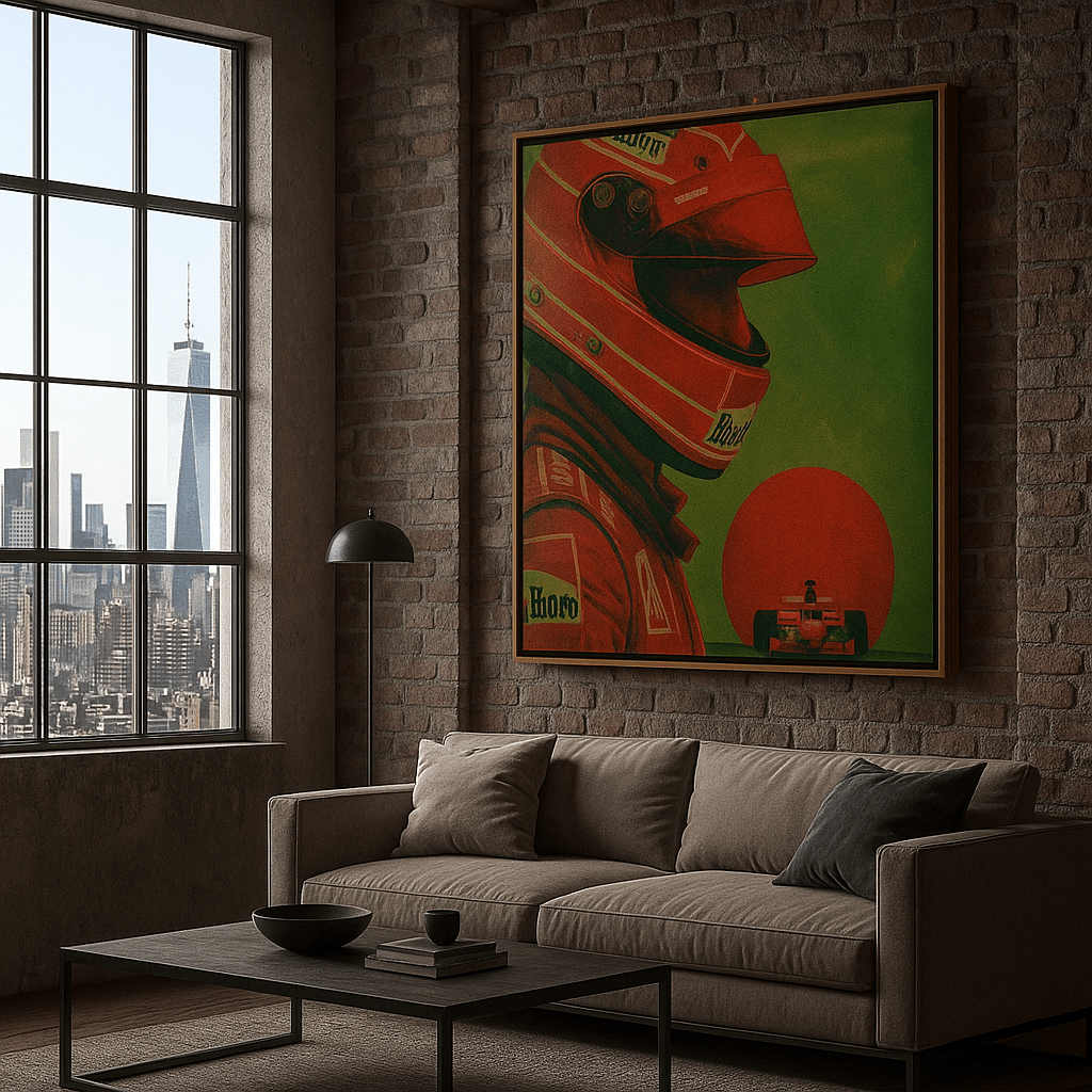 Canvas Print: Velocity of Silence – Abstract Racing Canvas Print | Rossetti Art modern abstract canvas wall art by Rossetti Art – luxury interior design artwork for living room, bedroom, office – abstract wall art canvas print art Chiara Rossetti