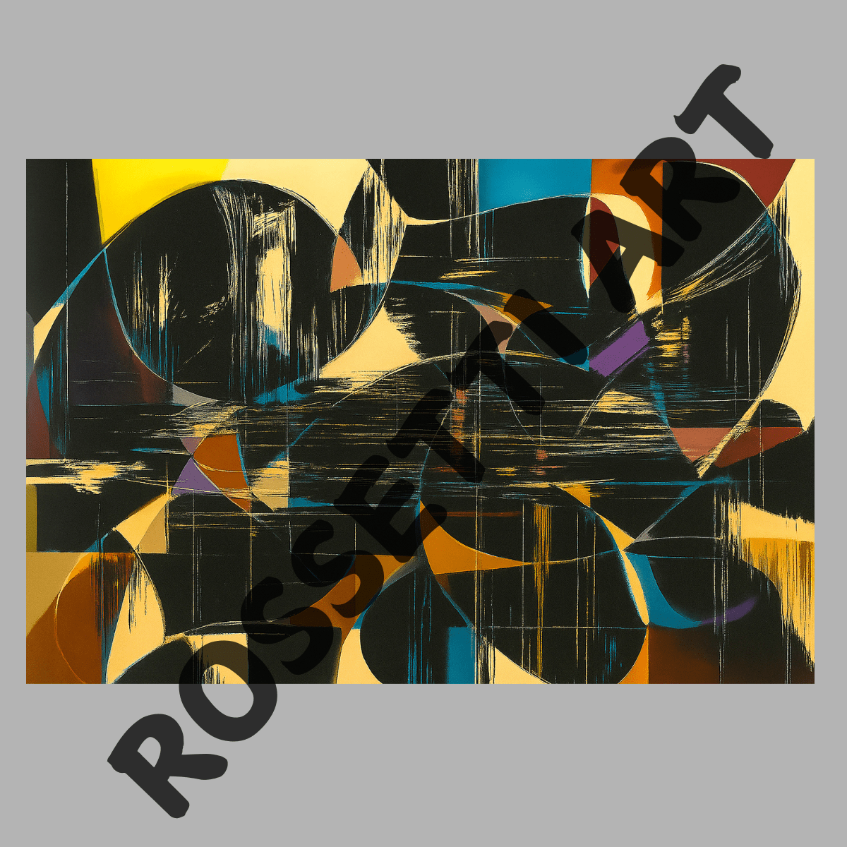 Canvas Print : Vibrant Chromatic Noise | Vibrant Abstract Canvas Wall Art - Chiara Rossetti