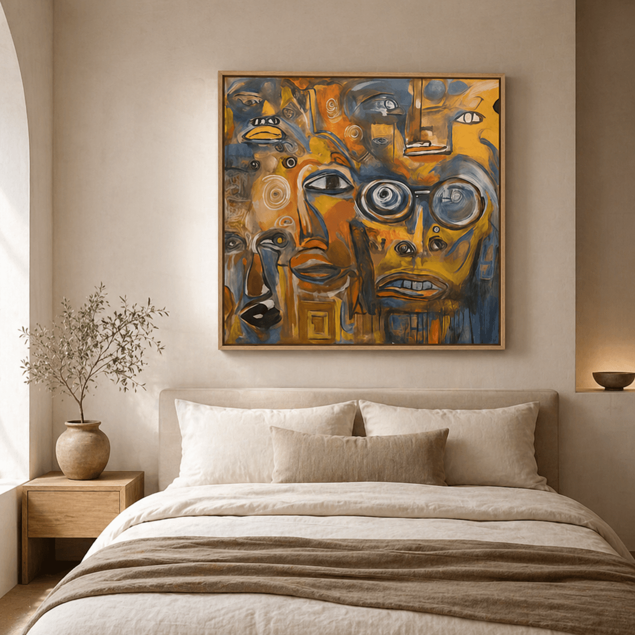 Abstract faces wall art&nbsp;