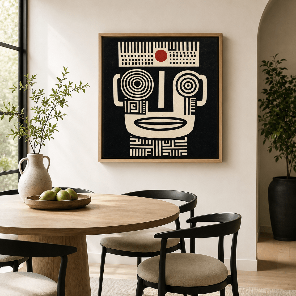 Canvas Wall Art Abstract Face Print— Oracle by Rossetti Art