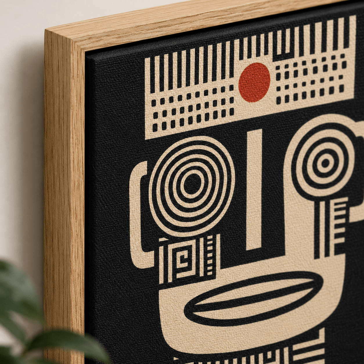 Canvas Wall Art Abstract Face Print— Oracle by Rossetti Art