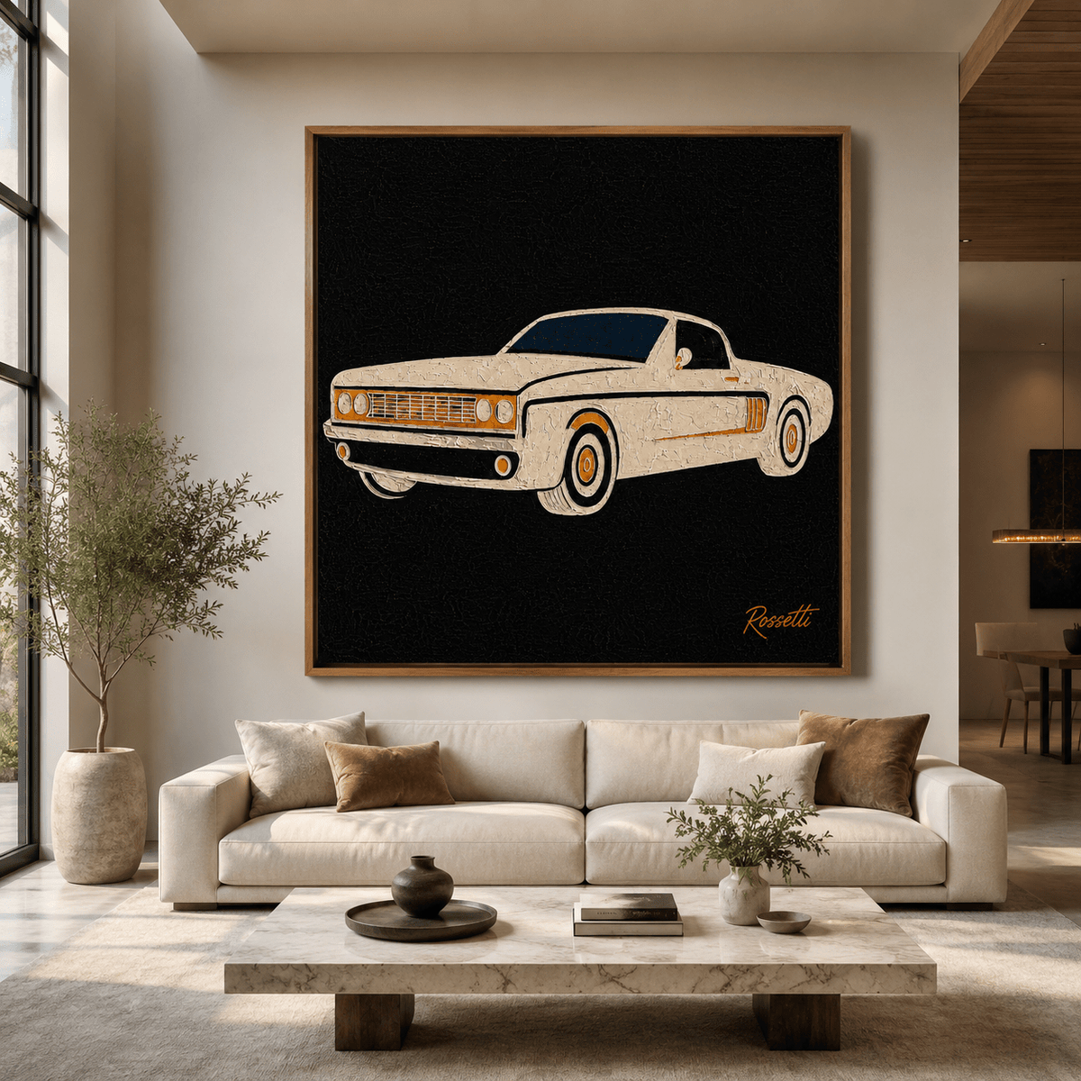 Car Canvas Wall Art 