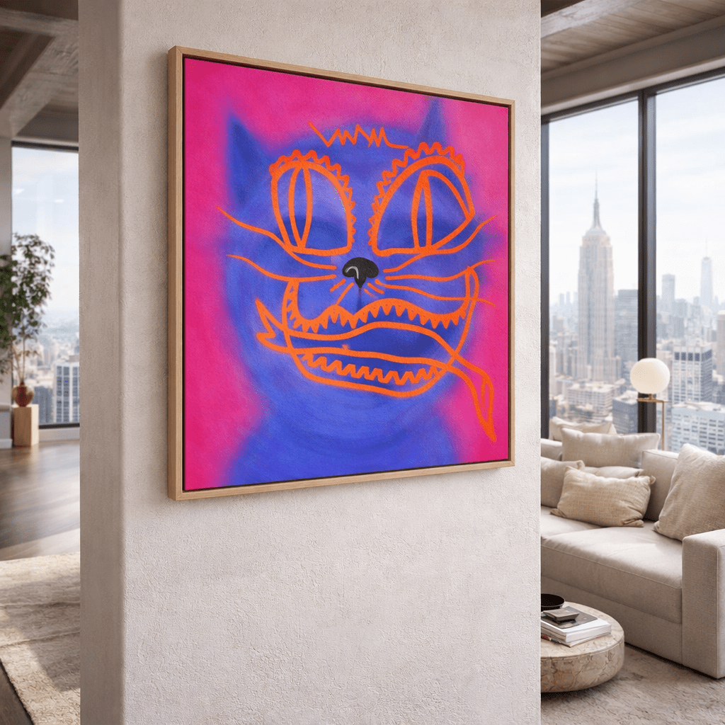 Cat Canvas Wall Art