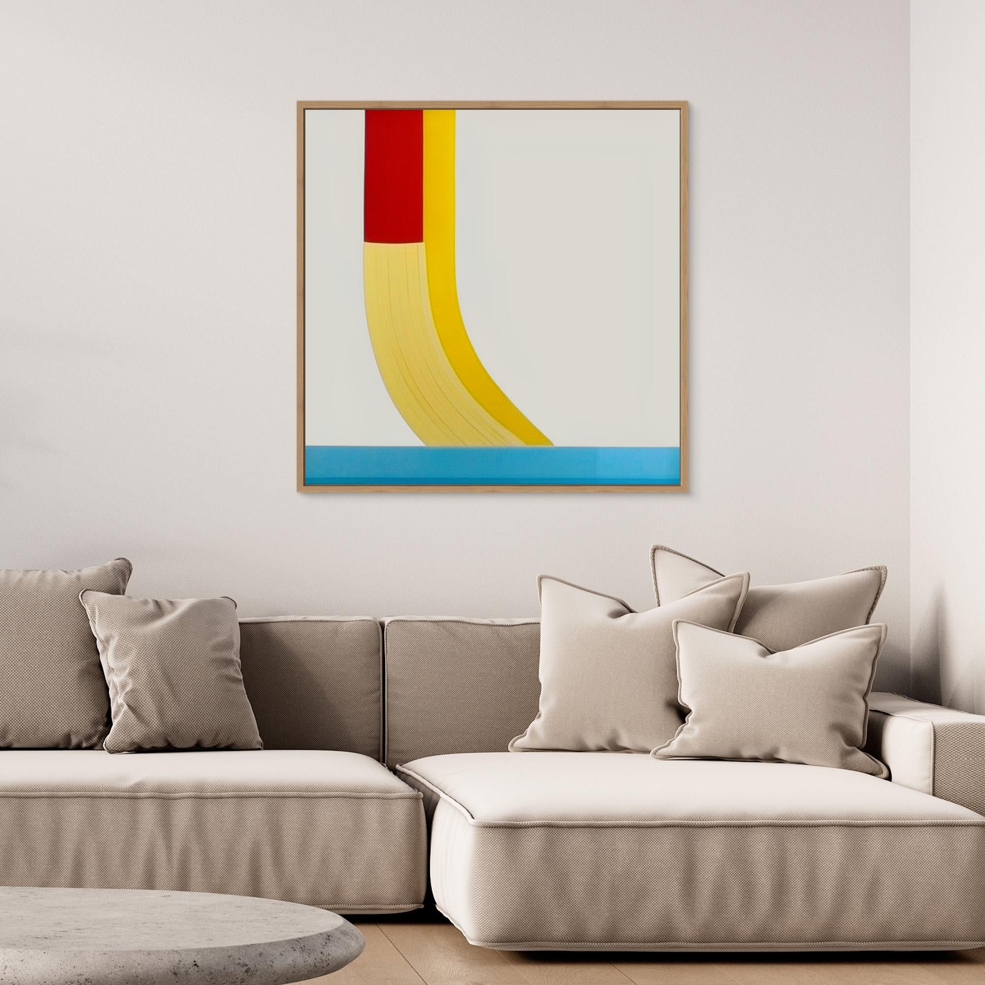 Canvas Print: Minimalist Motion - Geometric Abstract Wall Art