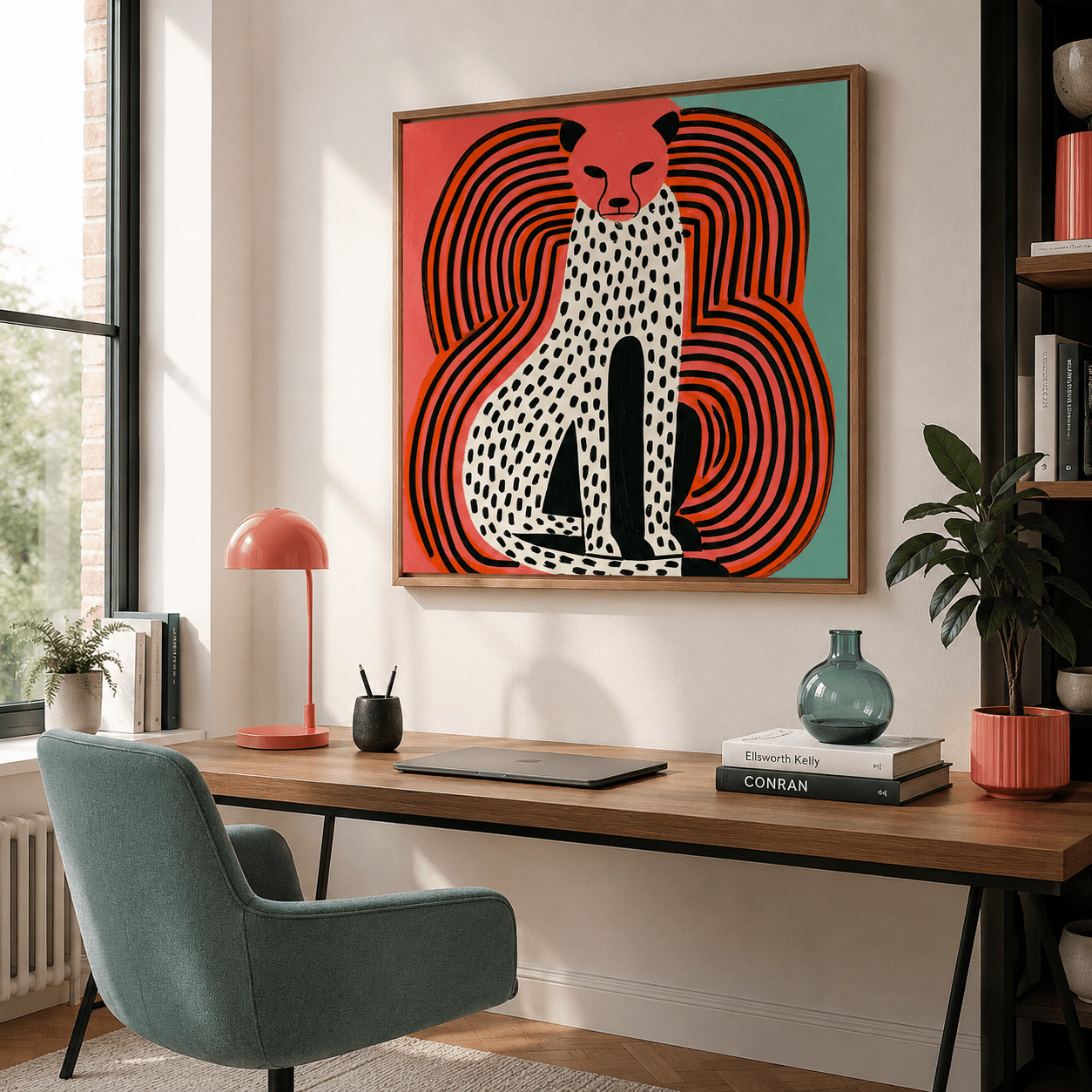 Cheetah Art Print Canvas — Wild Pulse by Rossetti Art