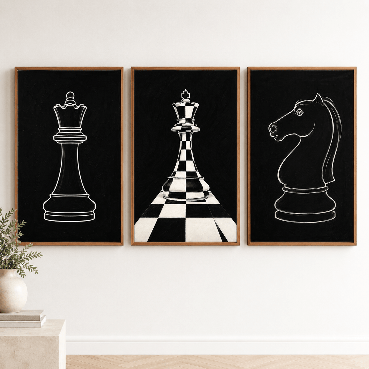 Chess Wall Art Canvas Print — Game of Kings by Rossetti Art