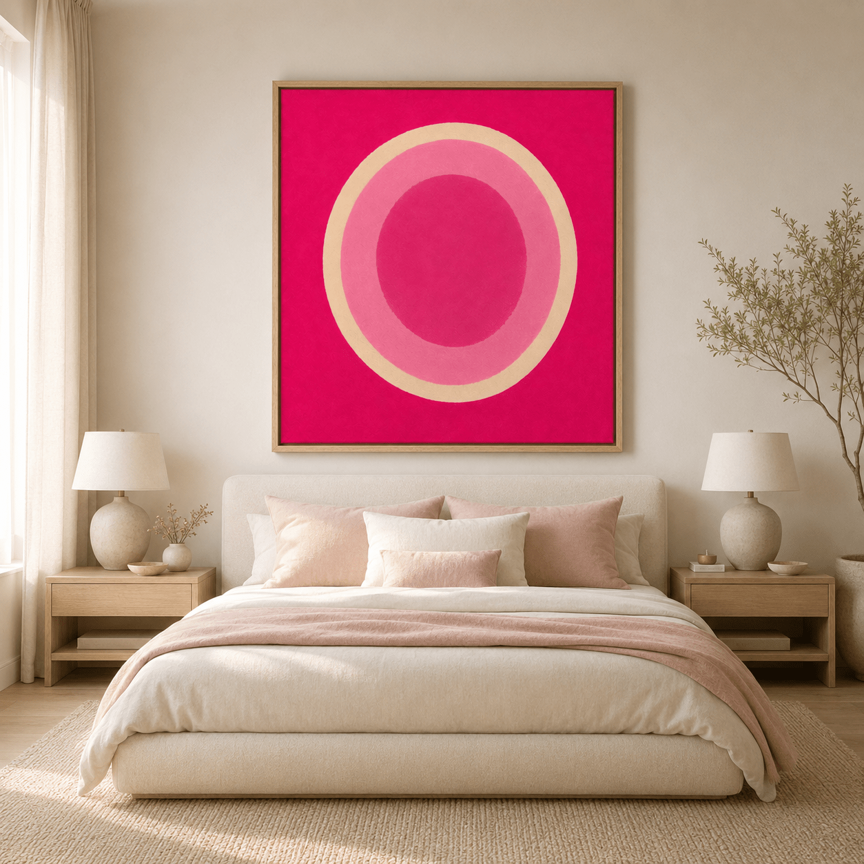 Circle Wall Art Canvas Print 