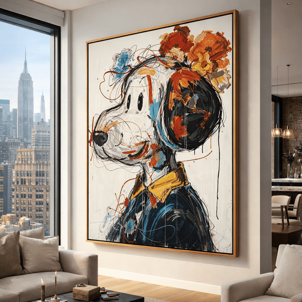 Color Symphony – Abstract Expressionist Original Painting by Chiara Rossetti | Contemporary Art for Modern Interiors modern abstract canvas wall art by Rossetti Art – luxury interior design artwork for living room, bedroom, office – handmade wall art minimalist modern artwork modern art on canvas