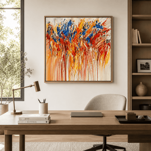 Colorful abstract art paintings