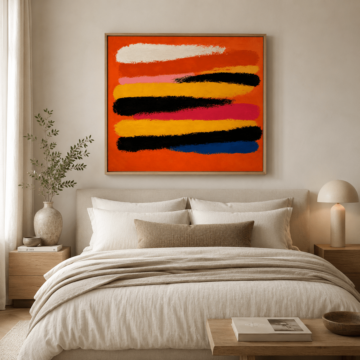 Colorful Abstract Canvas Print — Jazz by Rossetti Art