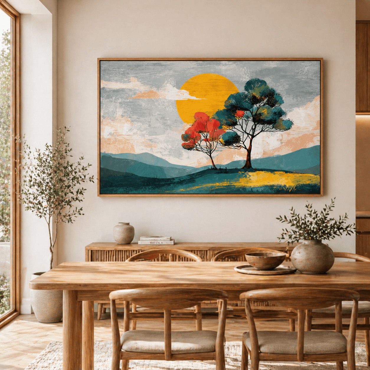 Colorful Tree Canvas Print — Two Seasons by Rossetti Art