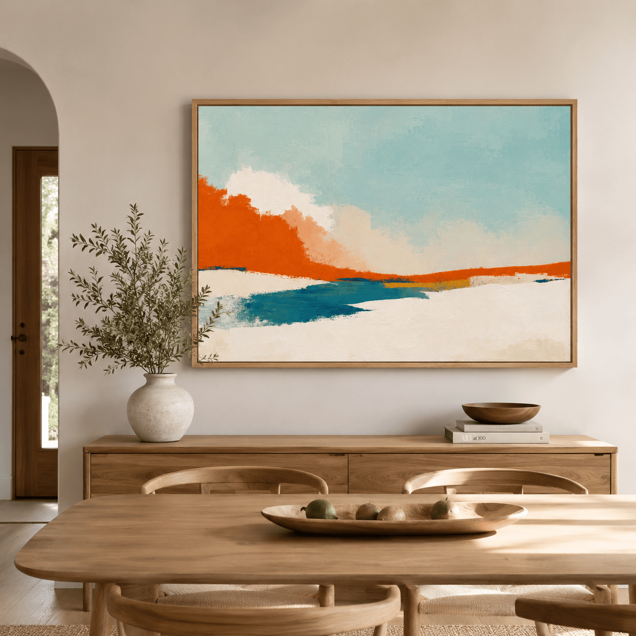 Contemporary Abstract Wall Art for Living Room | Rossetti Art