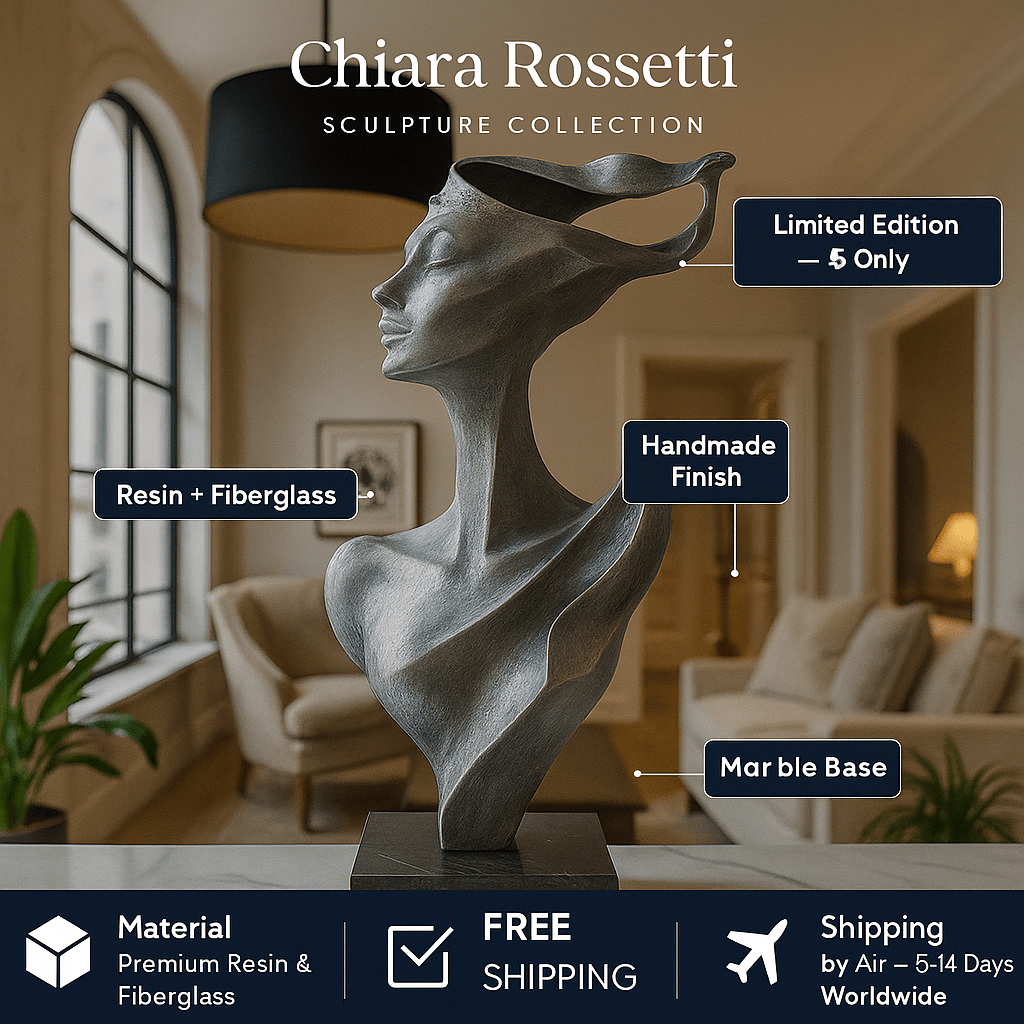 Contemporary Sculpture : "Whispering Winds" - Chiara Rossetti