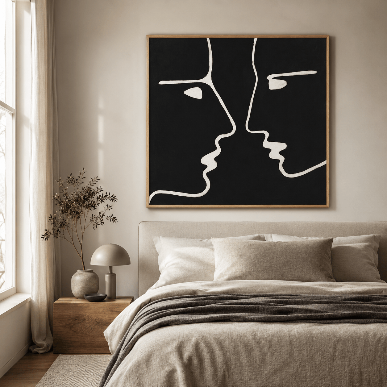 Couples Canvas Painting — Close by Rossetti Art