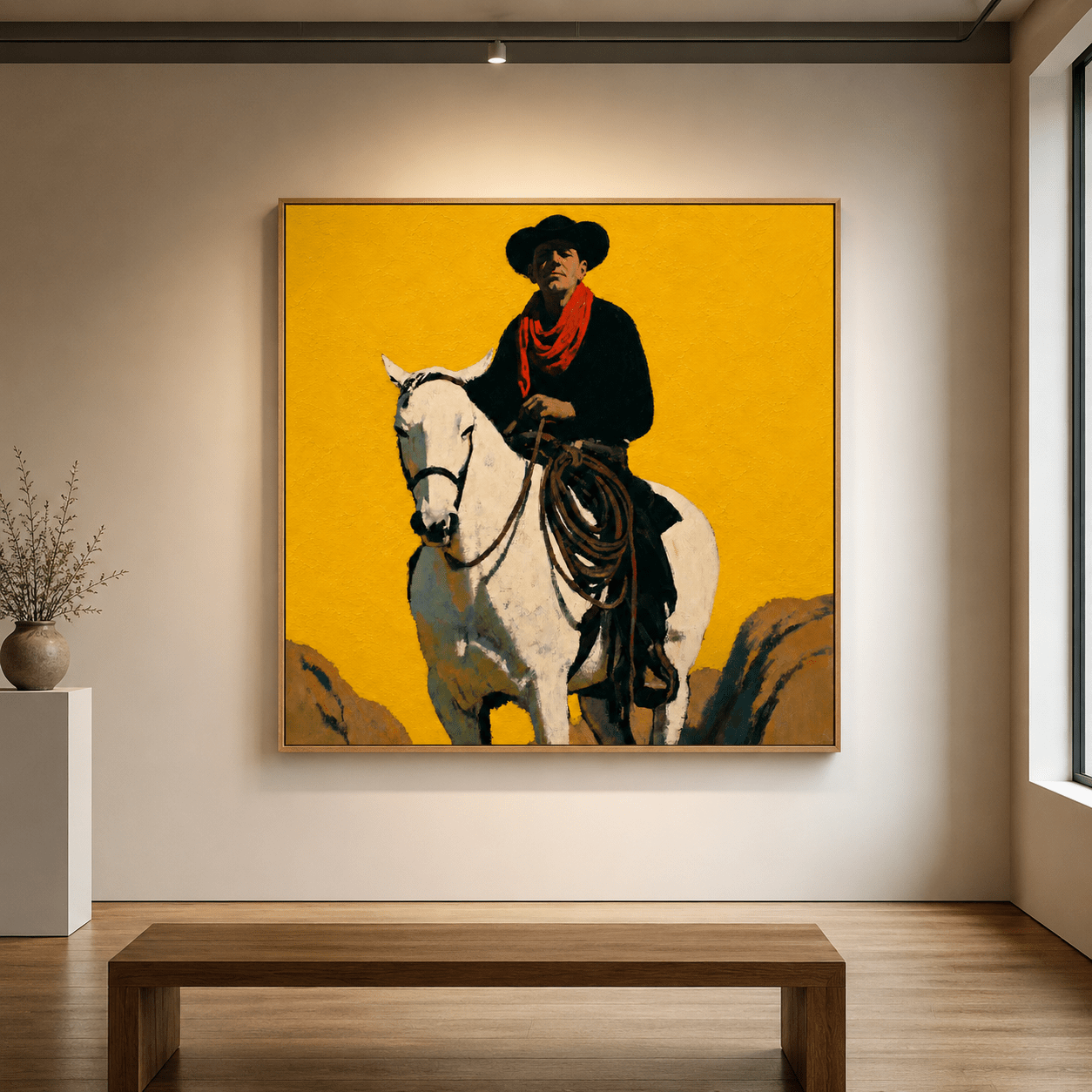 Cowboy Wall Art — The Wrangler by Rossetti Art