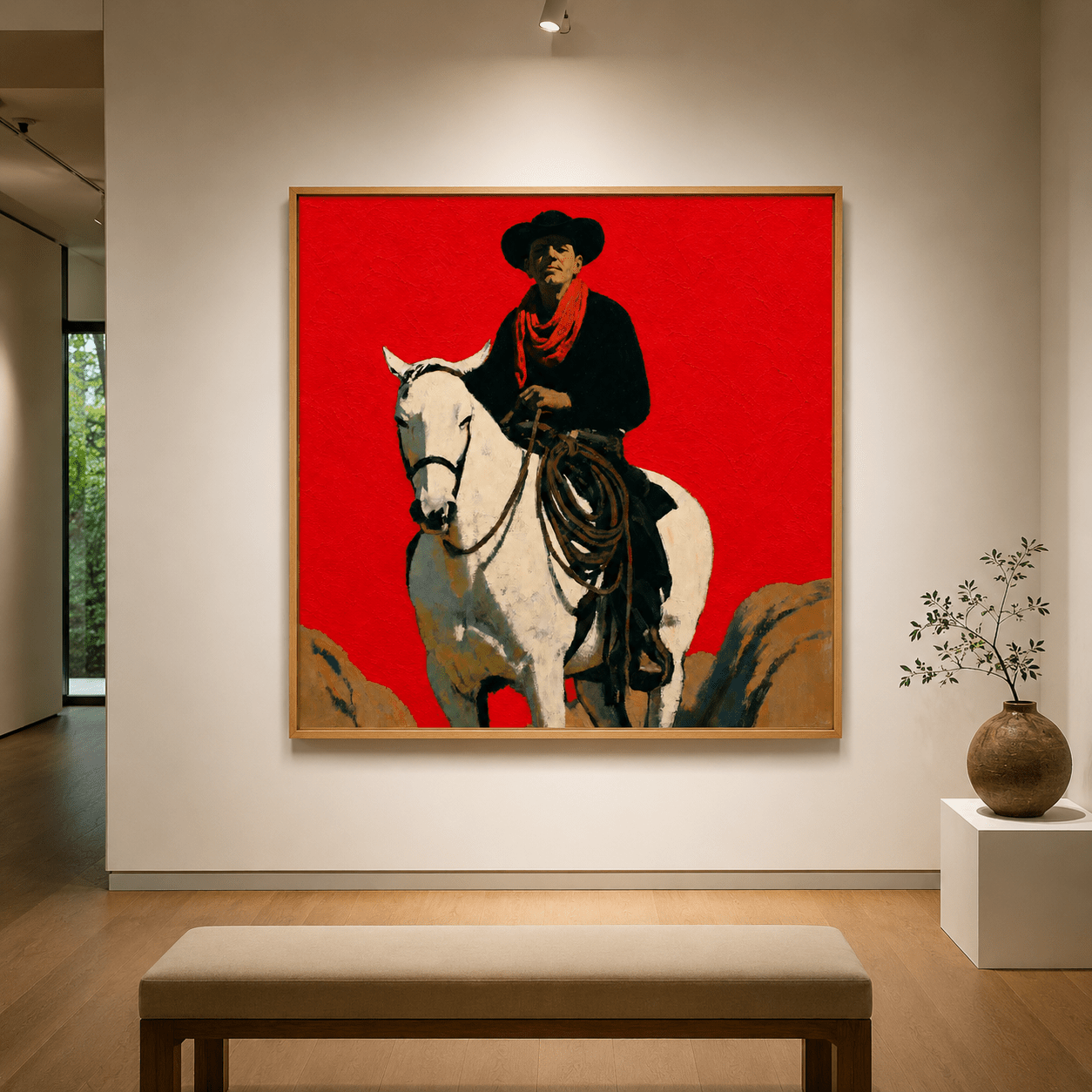 Cowboy Wall Art — The Wrangler by Rossetti Art