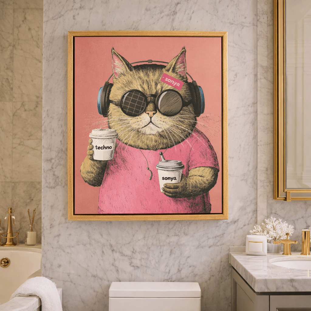 Custom Cat Portrait Art