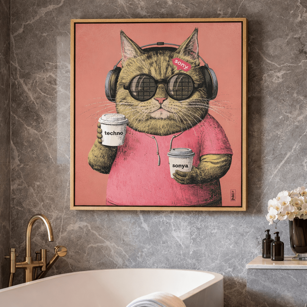 Custom Cat Portrait Art