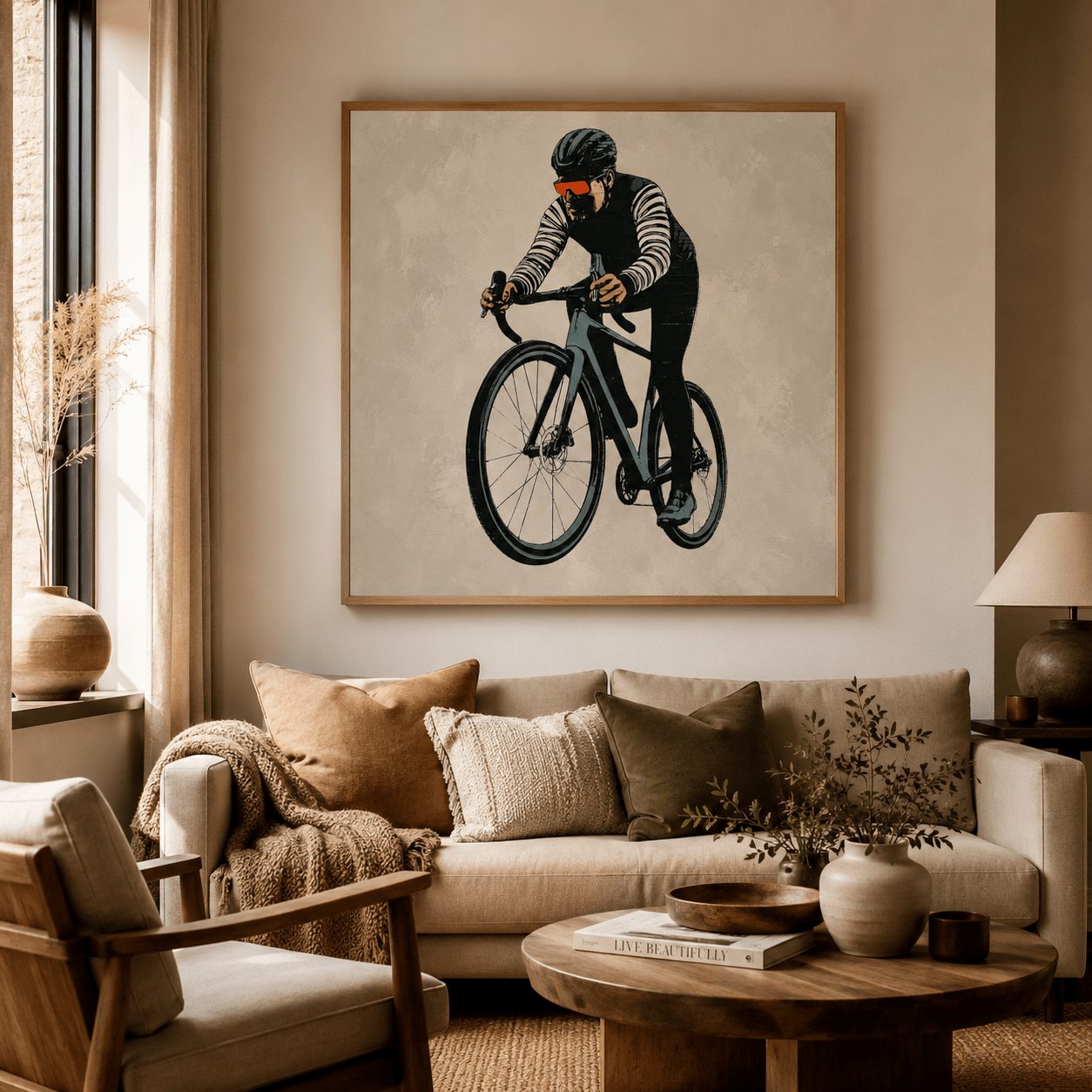 Cycling Wall Art Canvas Print — Cadence by Rossetti Art