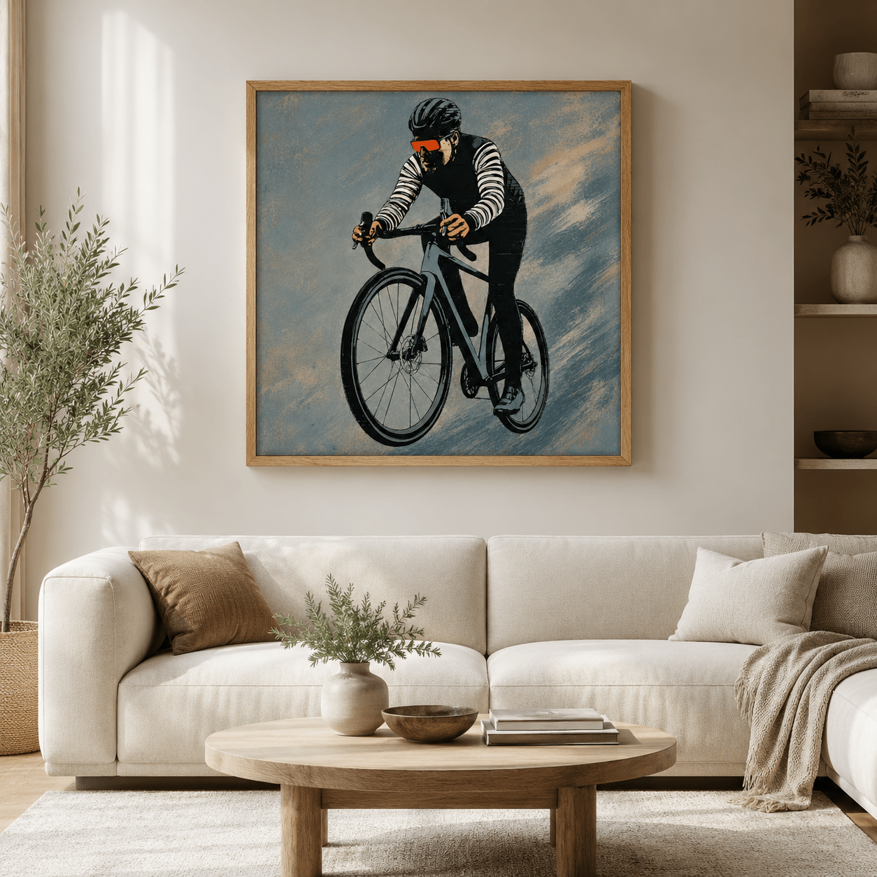 Cycling Wall Art Canvas Print — Cadence by Rossetti Art