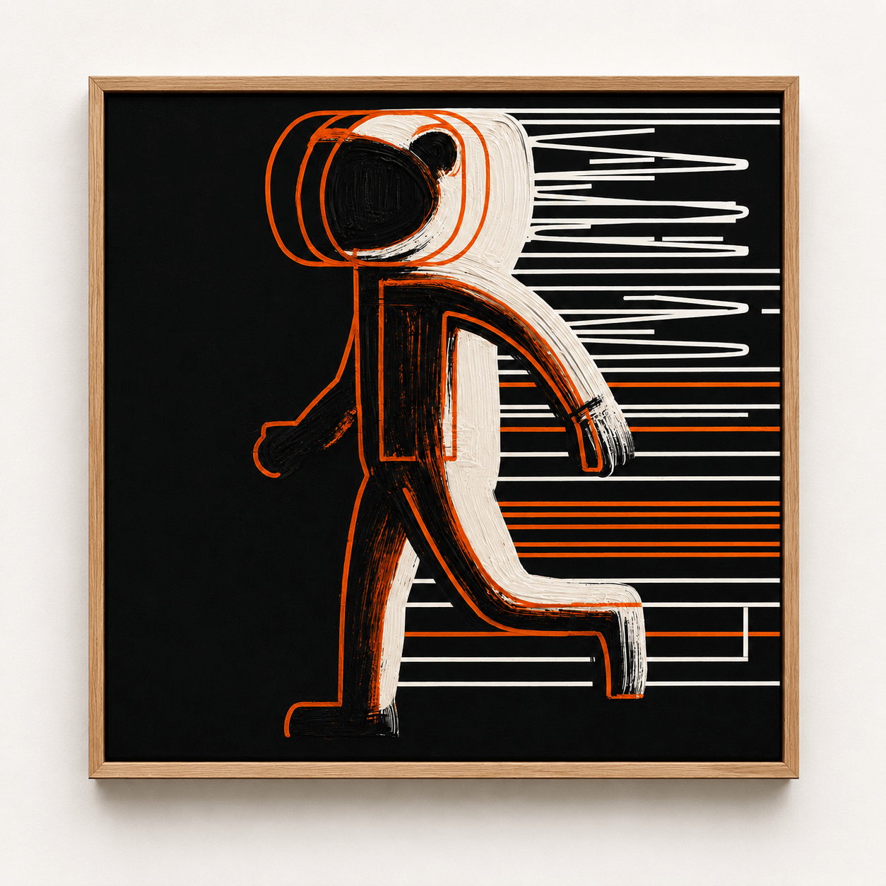 Dark Abstract Artwork — Velocity | Rossetti Art