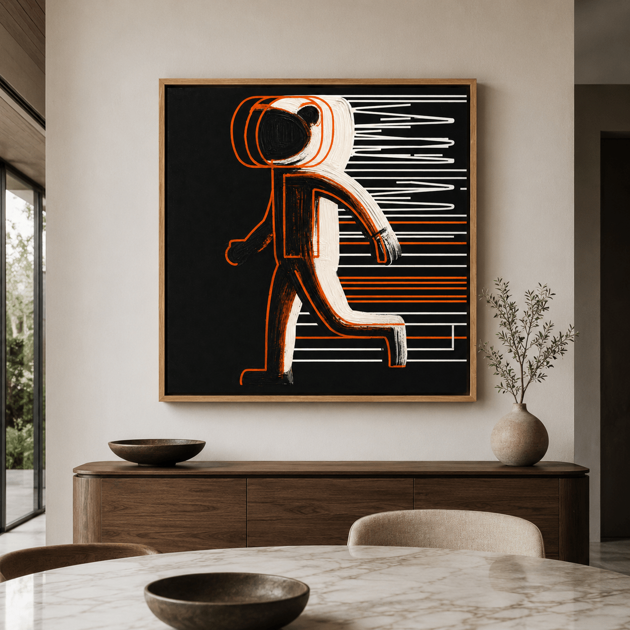 Dark Abstract Artwork — Velocity | Rossetti Art