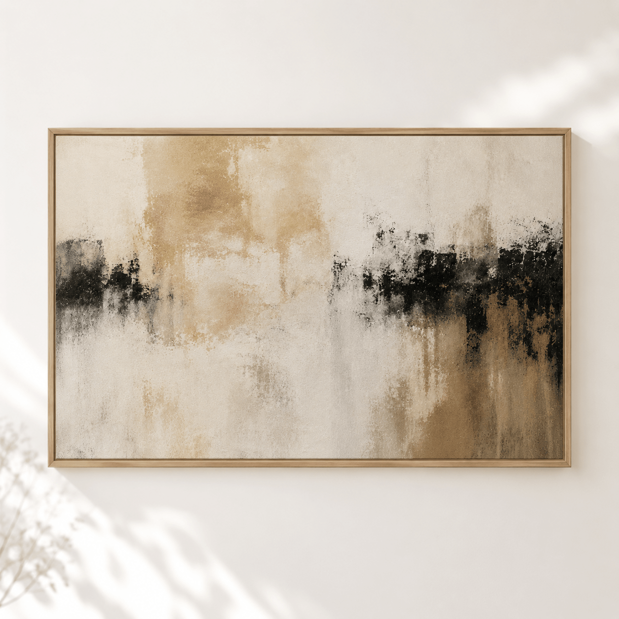 Dark Abstract Wall Art Canvas Print — Storm Passage by Rossetti Art