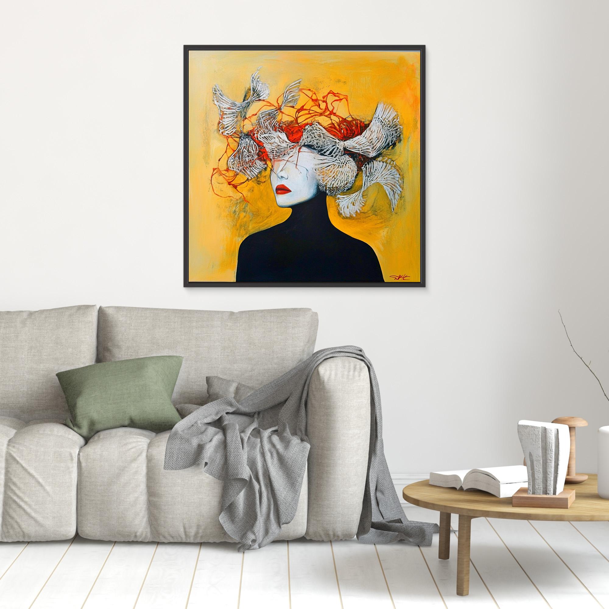 Canvas Print - Butterfly Dreams - Modern Portrait Canvas Art | Abstract Wall Decor