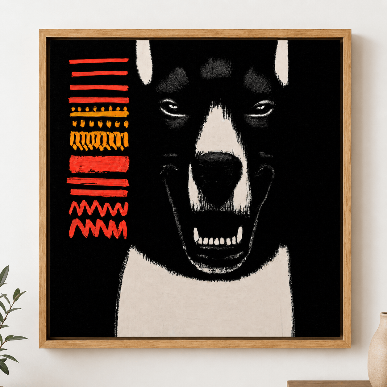 Doberman Wall Art Canvas Print — Totem by Rossetti Art