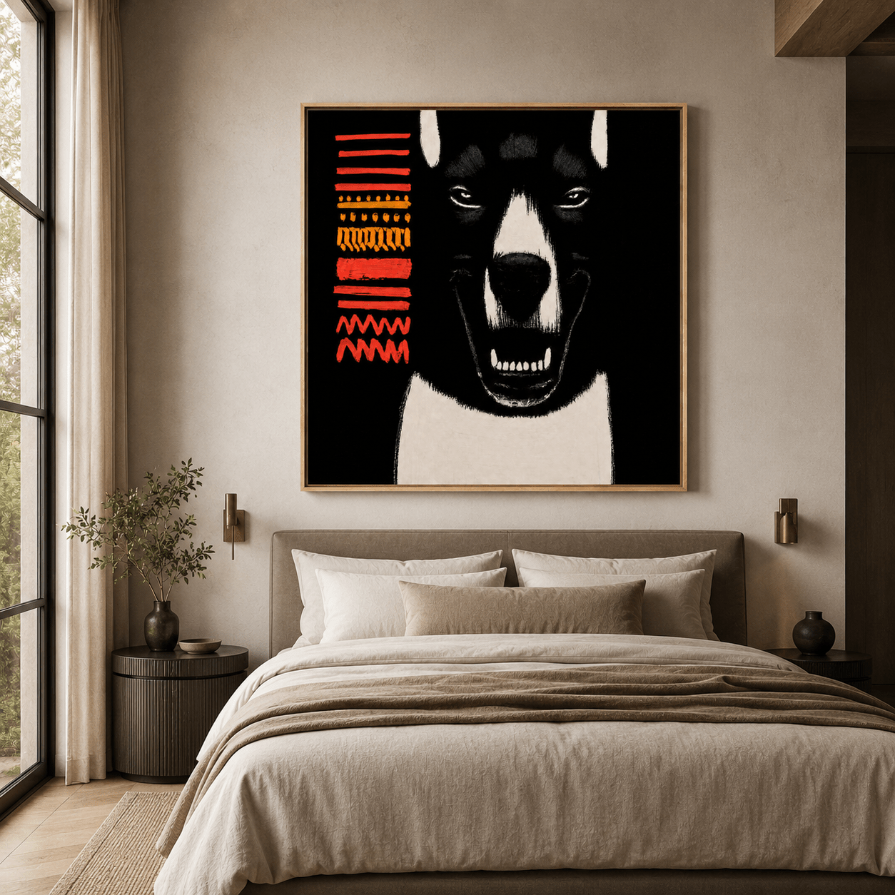 Doberman Wall Art Canvas Print — Totem by Rossetti Art