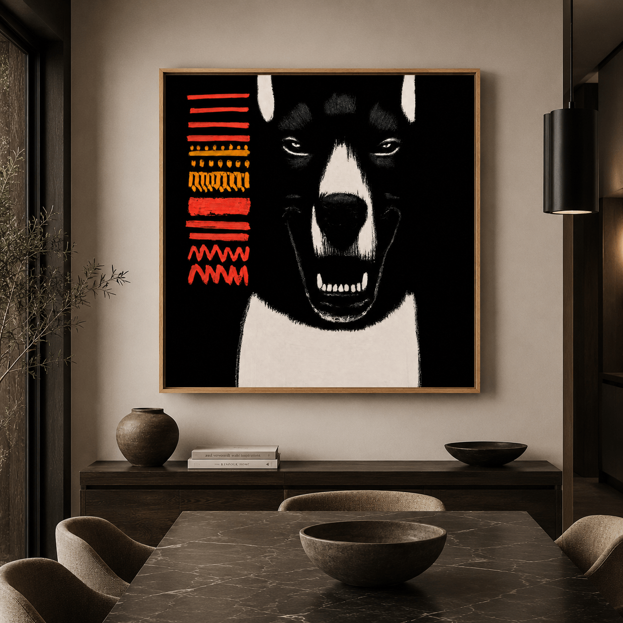 Doberman Wall Art Canvas Print — Totem by Rossetti Art