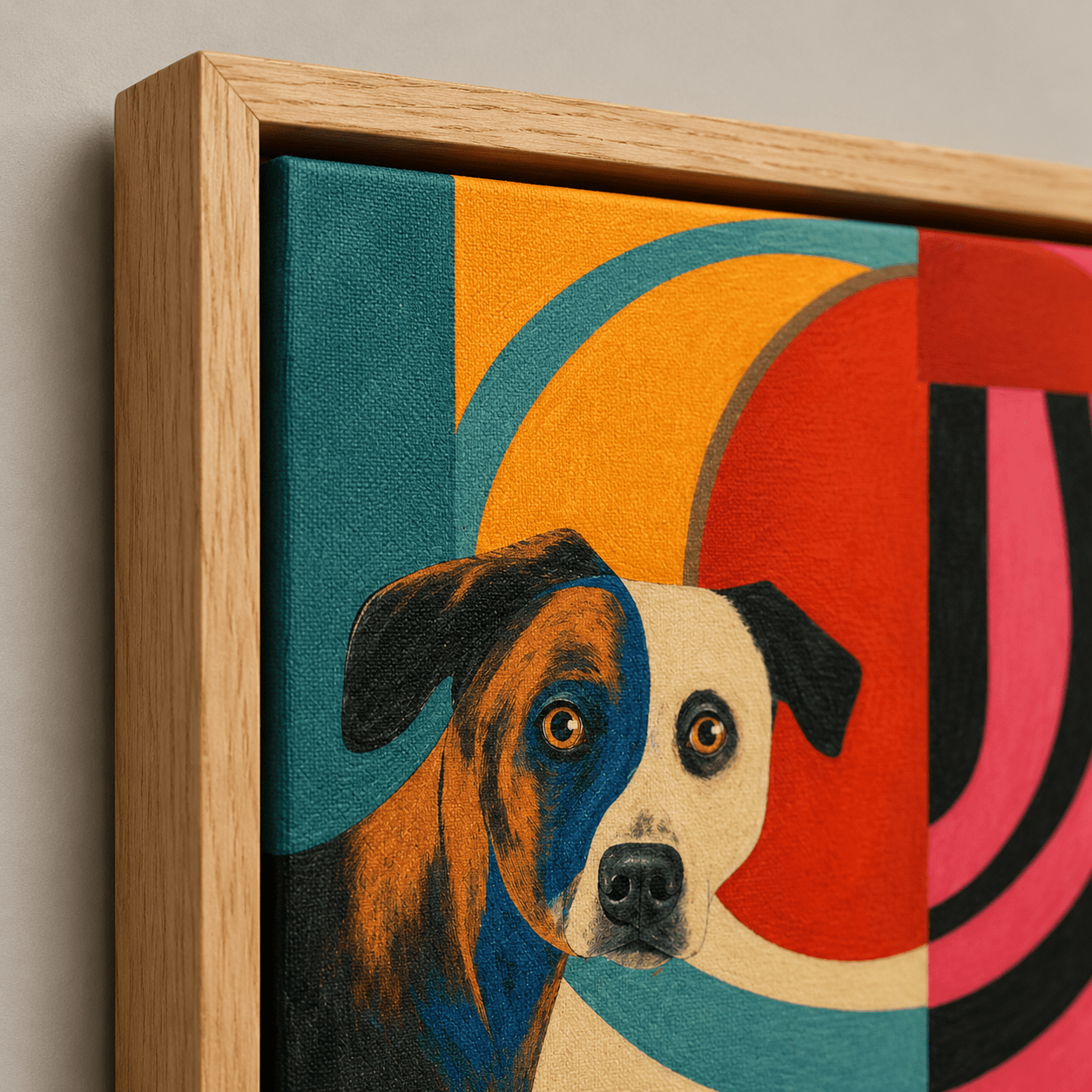 Dog Art Canvas Print — The Hound by Rossetti Art
