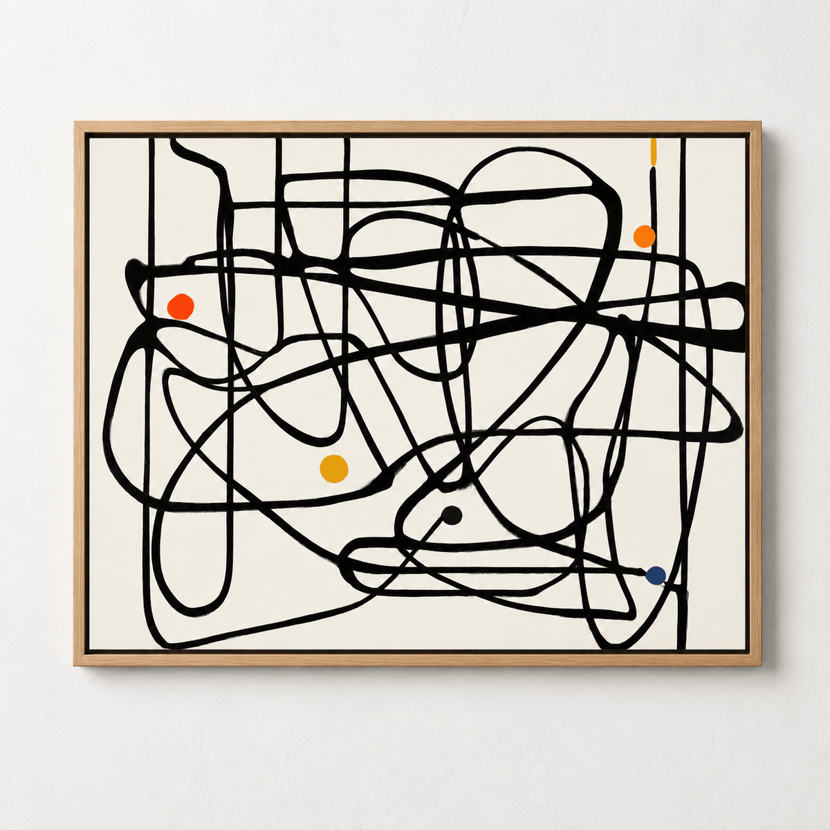Doodle Wall Art – Tangled Orbit by Rossetti Art