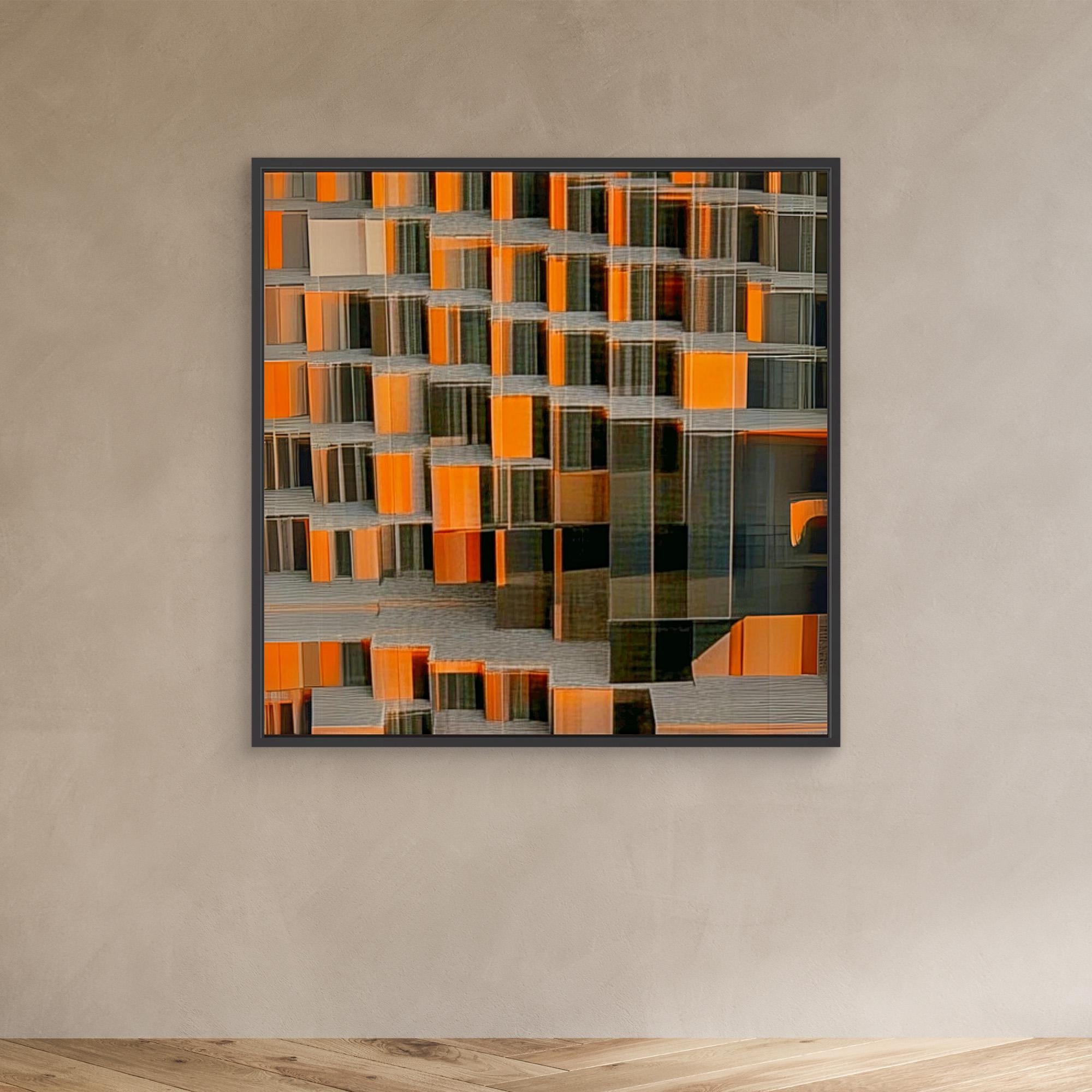 Canvas Print : Urban Fragments - Abstract Geometric Wall Art