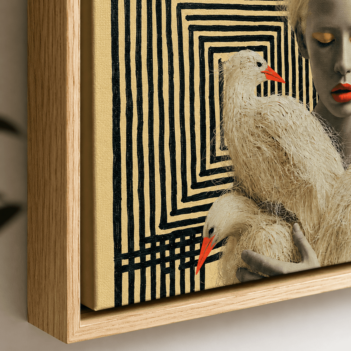Eclectic Wall Art Canvas — The Keeper by Rossetti Art