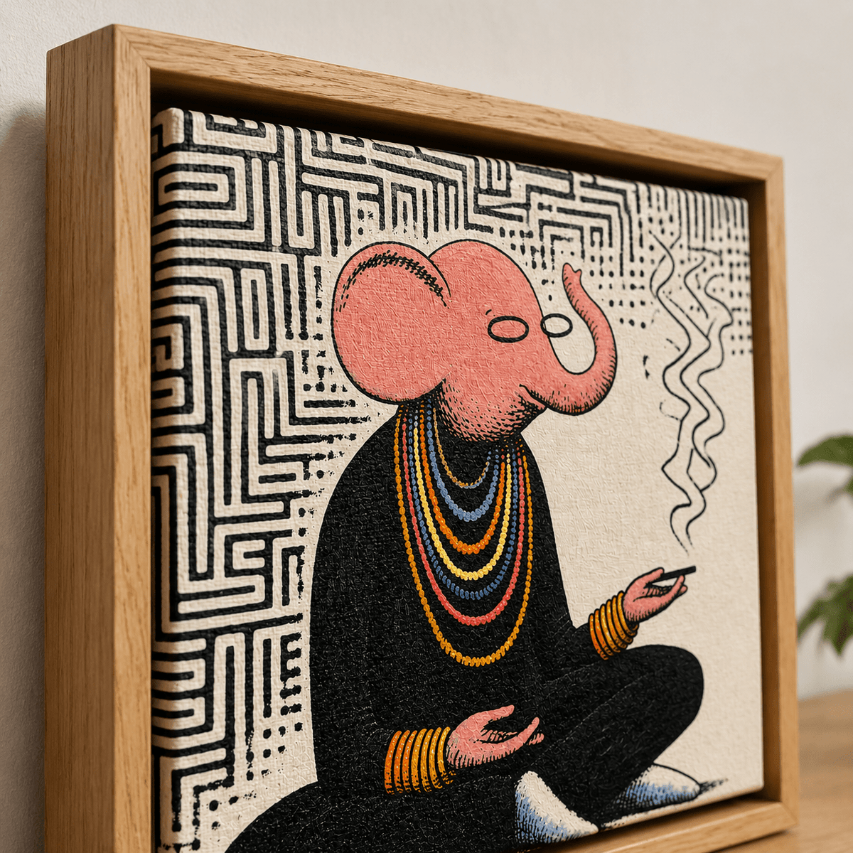 Elephant Canvas Print — The Sage by Rossetti Art