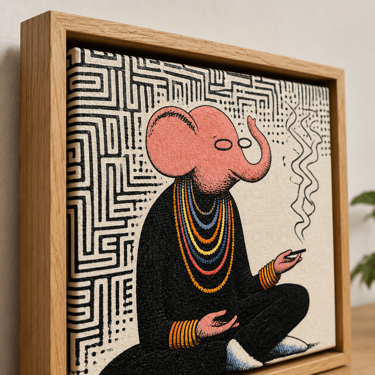 Elephant Canvas Print — The Sage by Rossetti Art