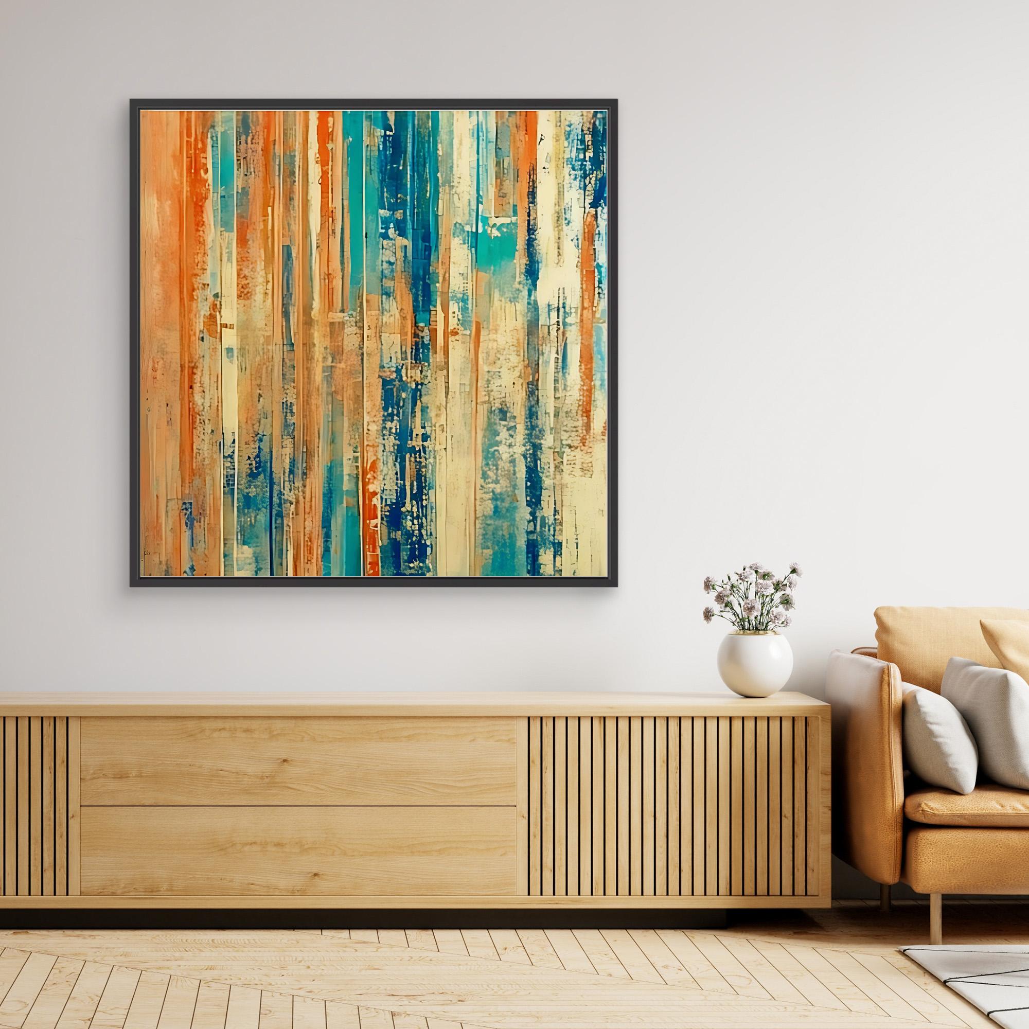 Canvas Print: Ocean Drift - Abstract Coastal Wall Art