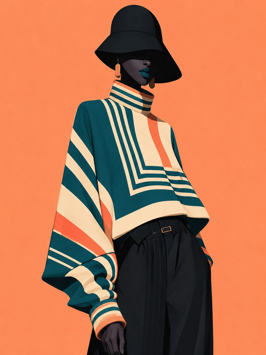 Fashion Pop Art — Emerald Cadence