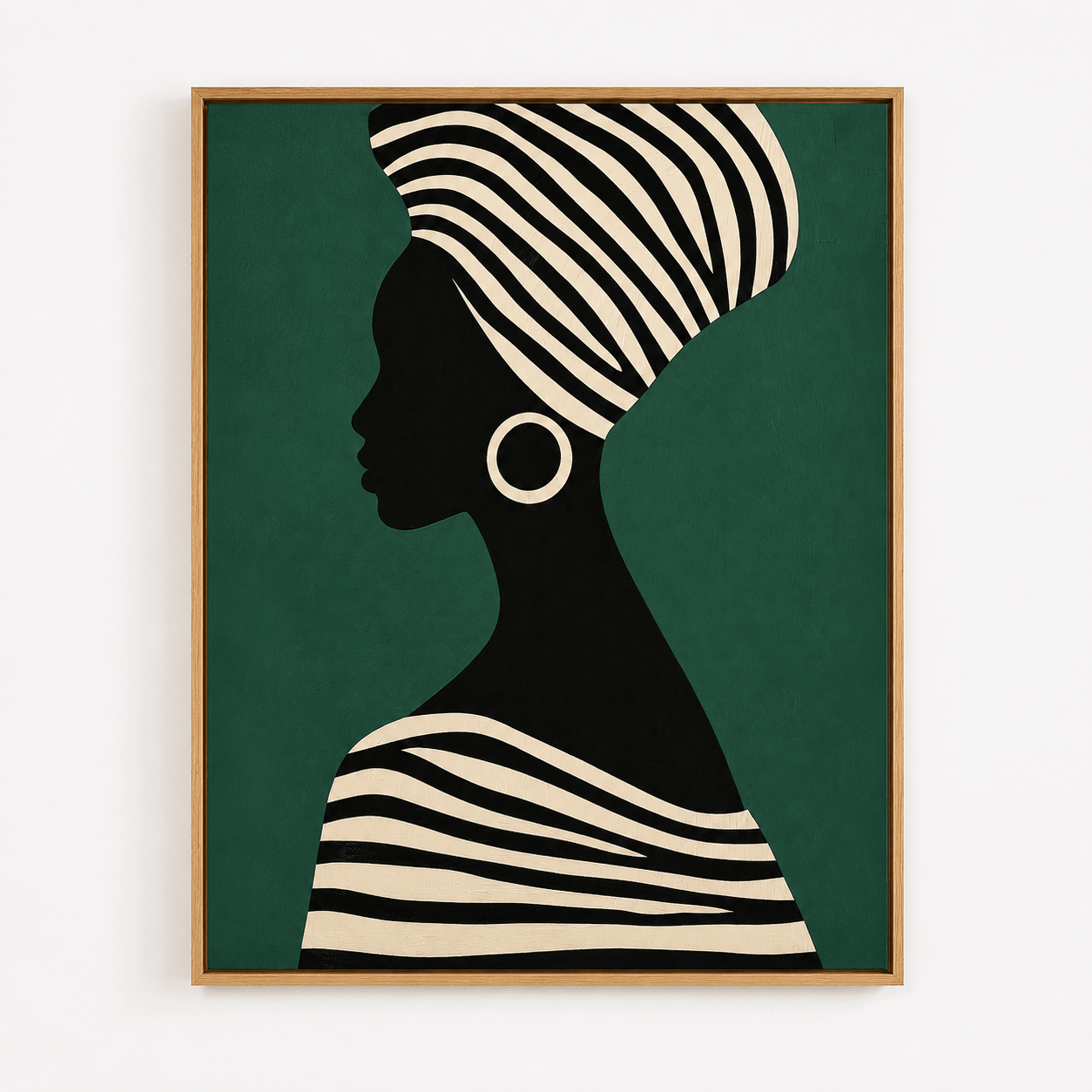 Figurative Canvas Art — Ivory Crown | Rossetti Art
