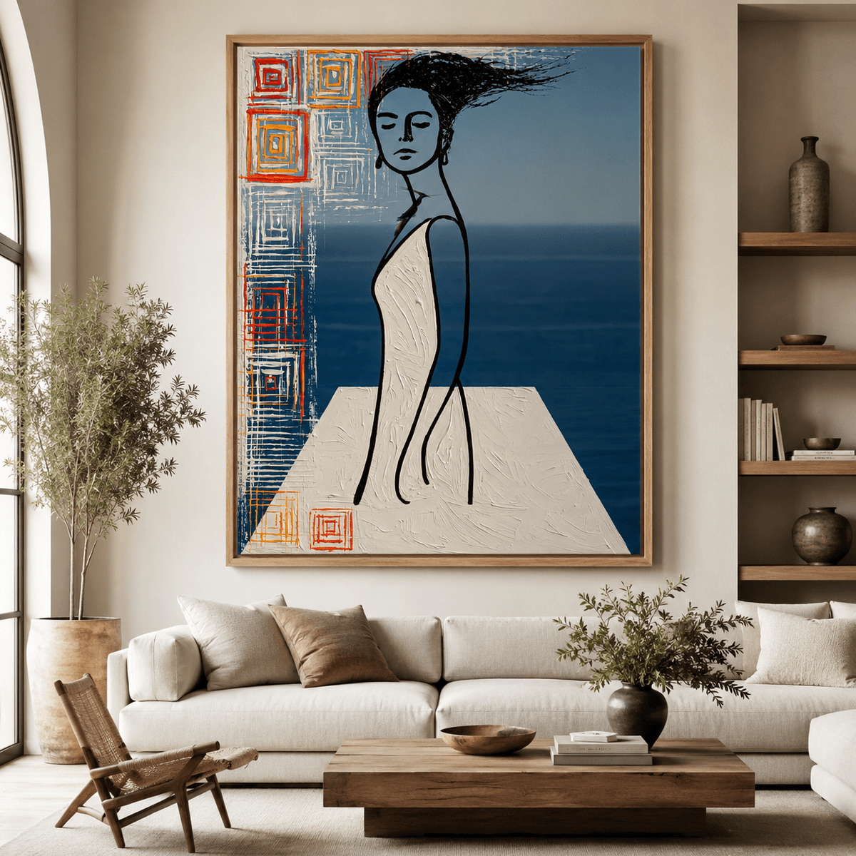 Figurative Canvas Print — Mistral | Rossetti Art