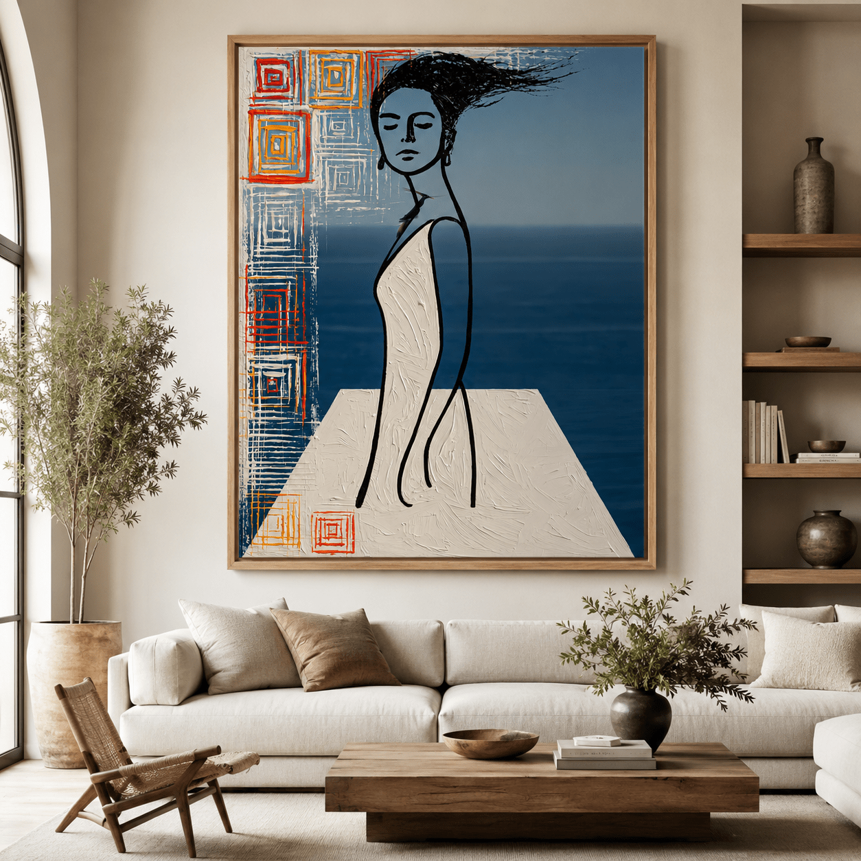 Figurative Canvas Print — Mistral | Rossetti Art
