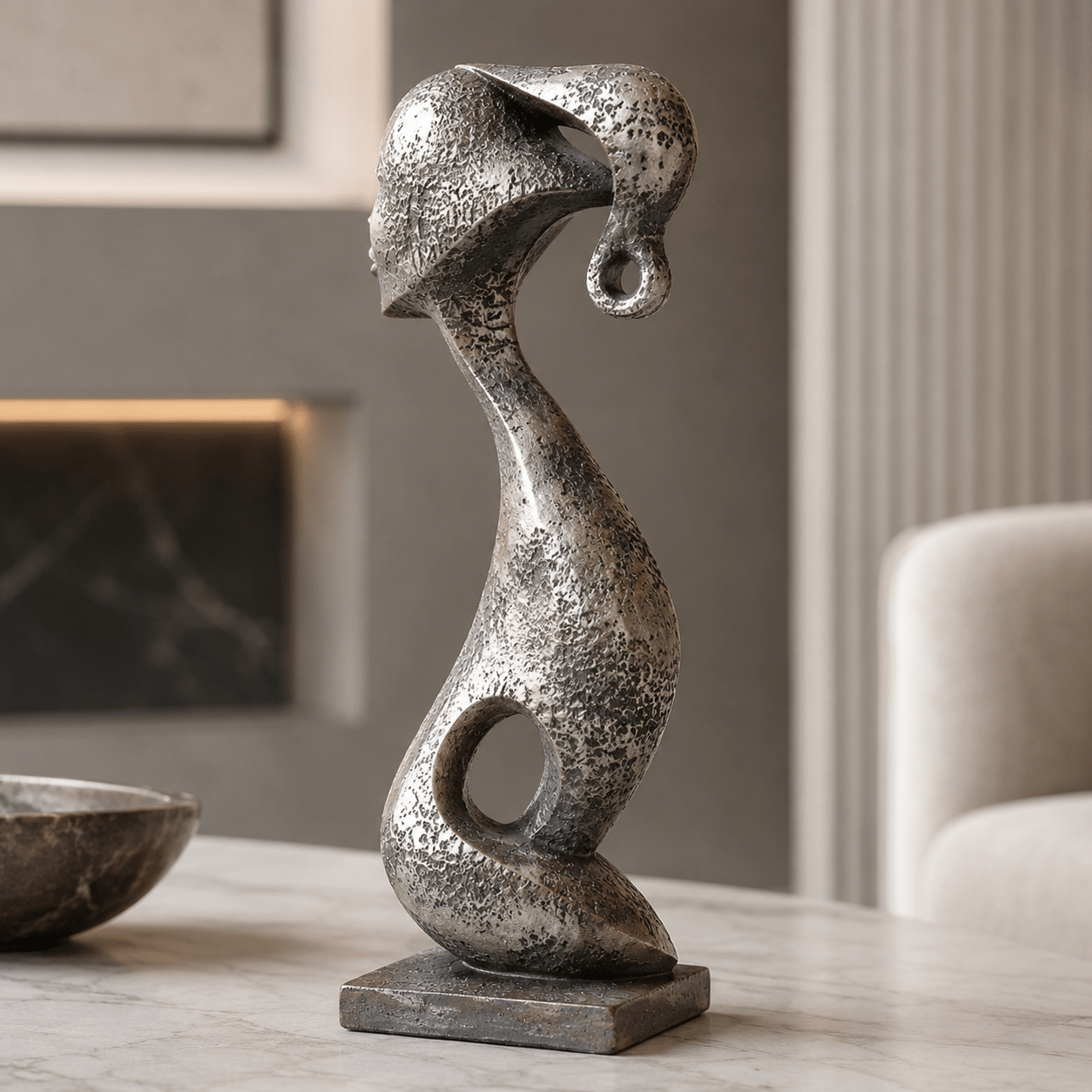Figurative Sculpture — Graceful Muse by Rossetti Art