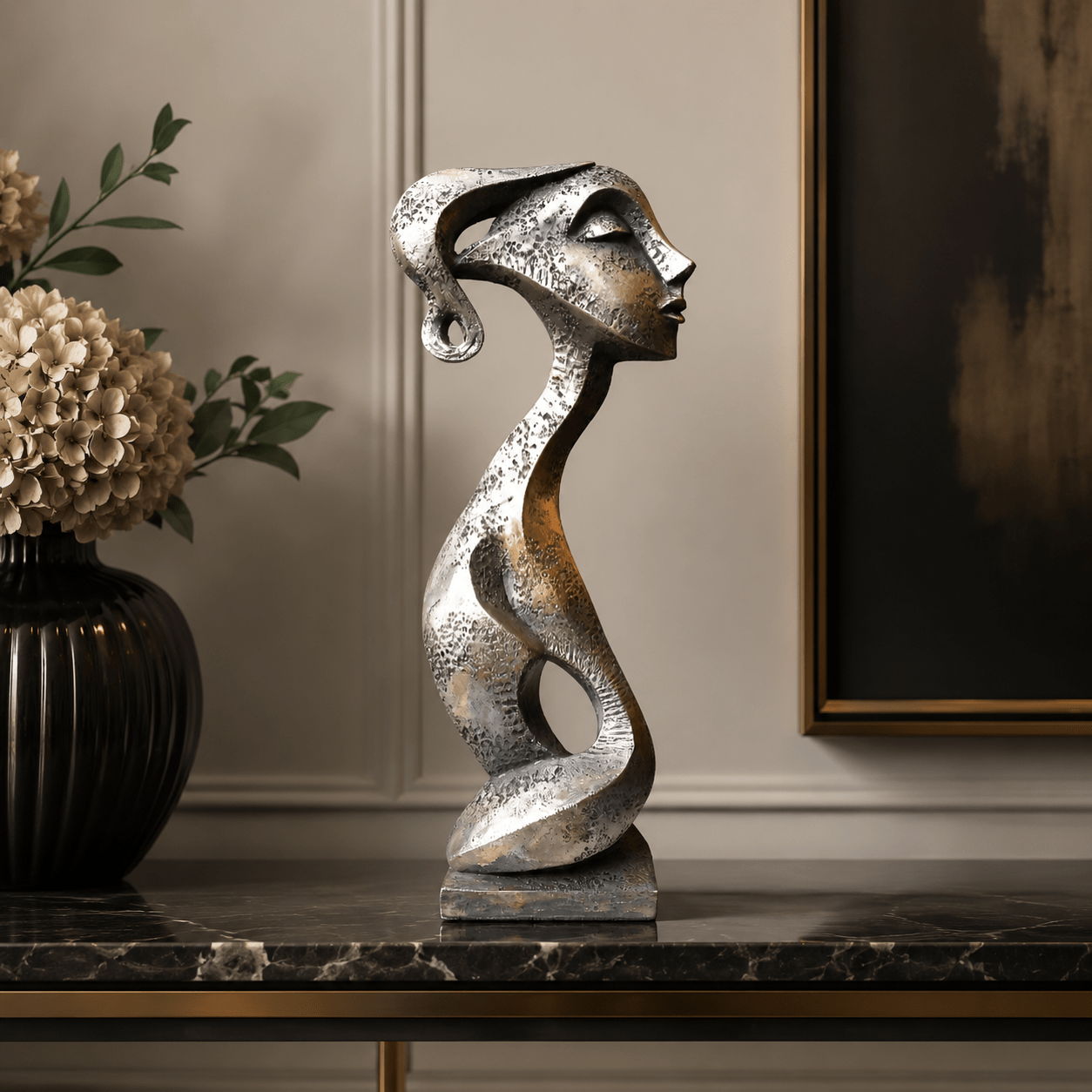 Figurative Sculpture — Graceful Muse by Rossetti Art