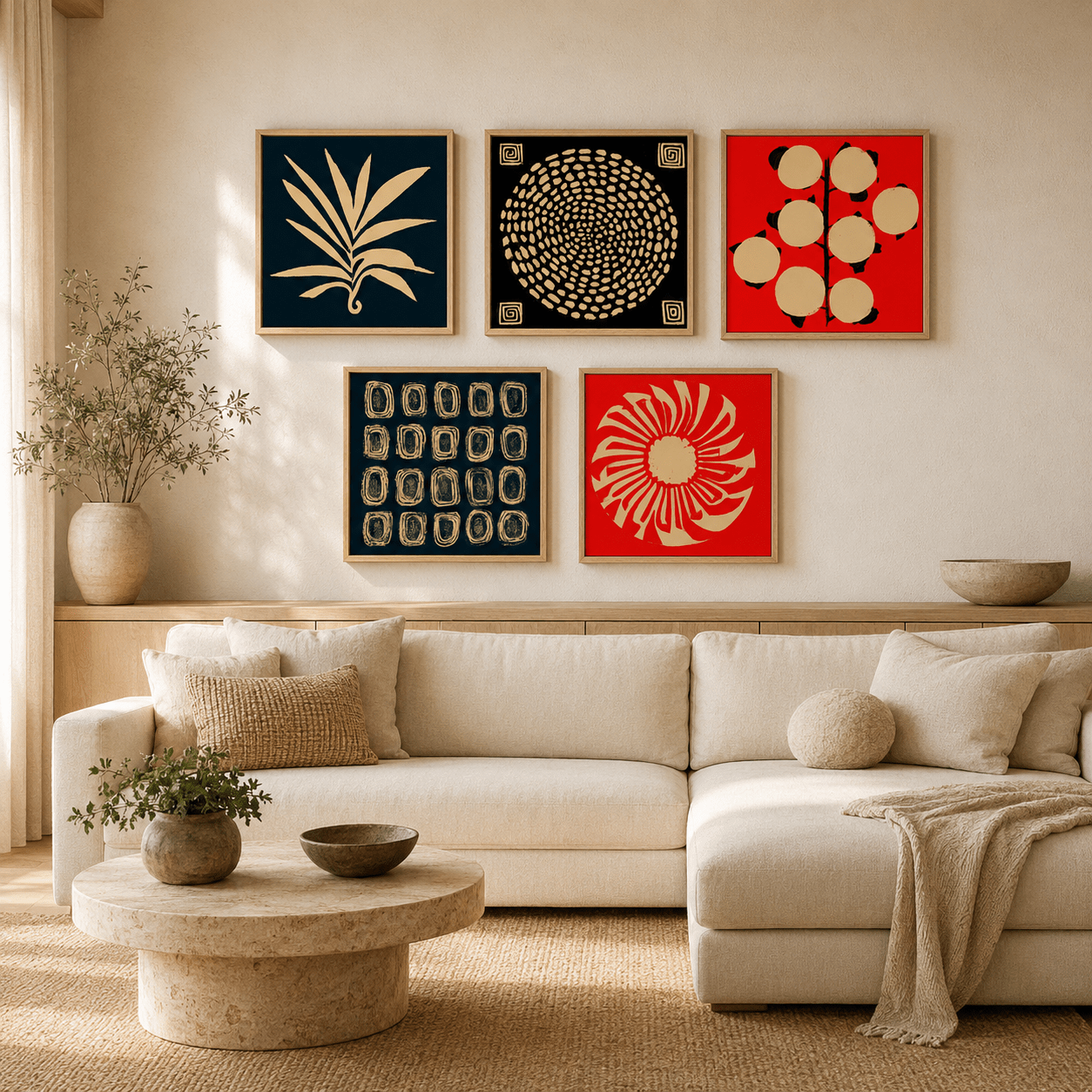 Five Piece Wall Art Set — Odyssey by Rossetti Art