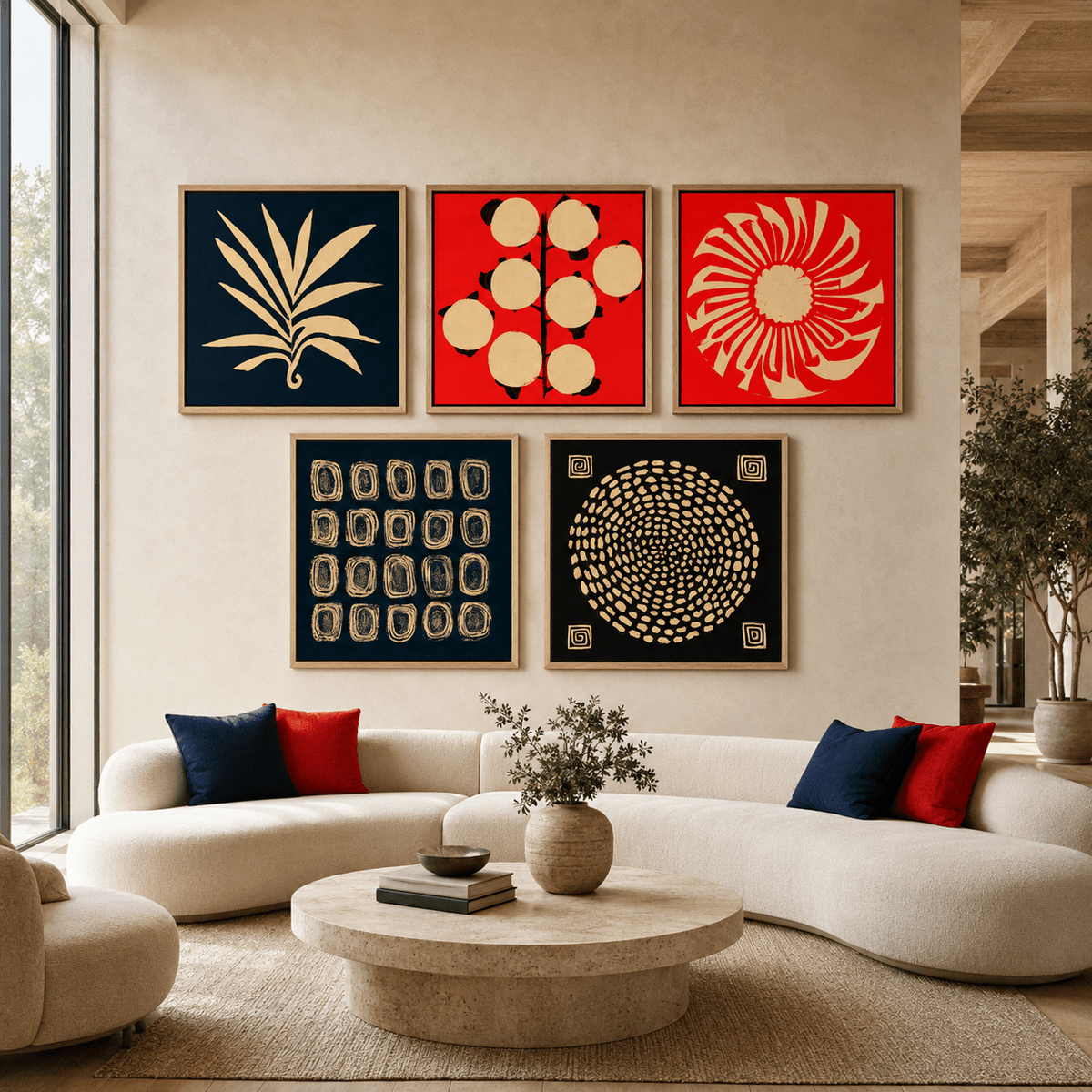 Five Piece Wall Art Set — Odyssey by Rossetti Art